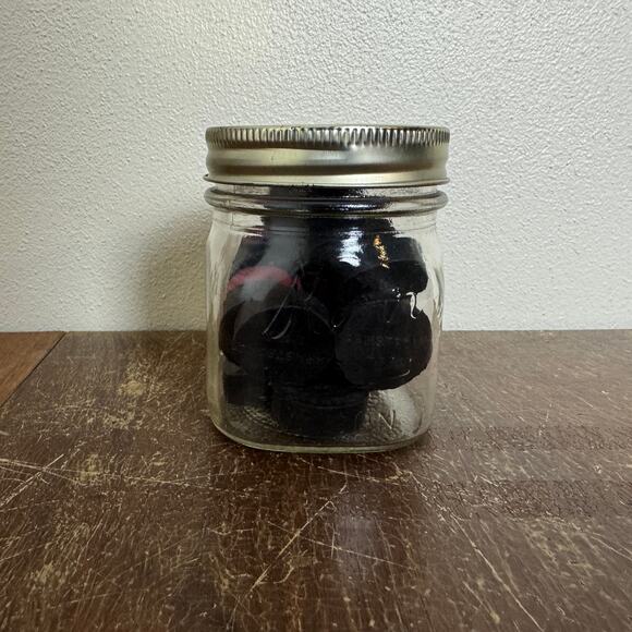 Armstrong Tires Rubber Checkers Ounce of Prevention Advertising Kerr Mason Jar - Picture 2 of 10